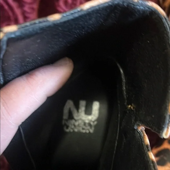 Ninety Union Leopard Print Ankle Boots 10 - Picture 6 of 7